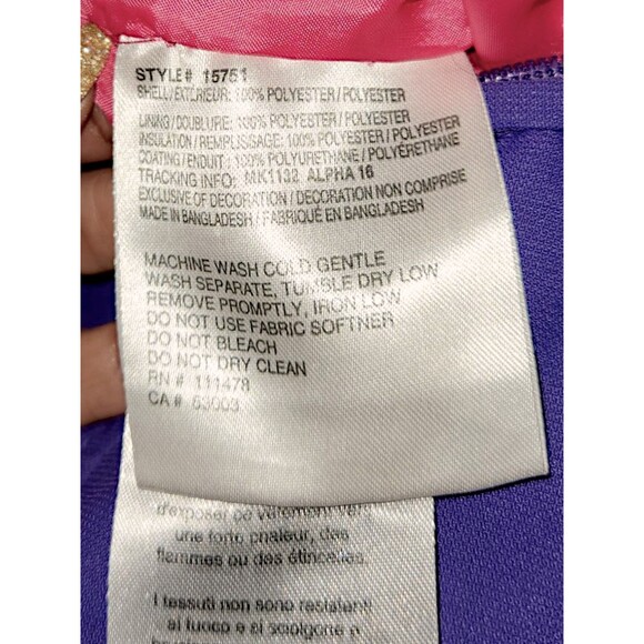 Arctix Infant 18M Girls Bib Snow Overalls Insulated Purple W/Pink Logo - Picture 3 of 4